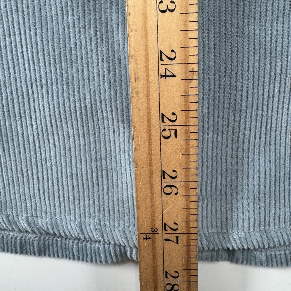 KUHL Tallula Cord Oversized Corduroy Button Up Overshirt Womens Small Blue - Picture 12 of 15